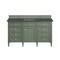 James Martin Vanities Brittany 60in Single Vanity, Smokey Celadon w/ 3 CM Charcoal Soapstone Top 650-V60S-SC-3CSP - alternate 7